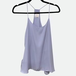 NYMPHE Light Purple Spaghetti Strap Tank Top Camisole Large